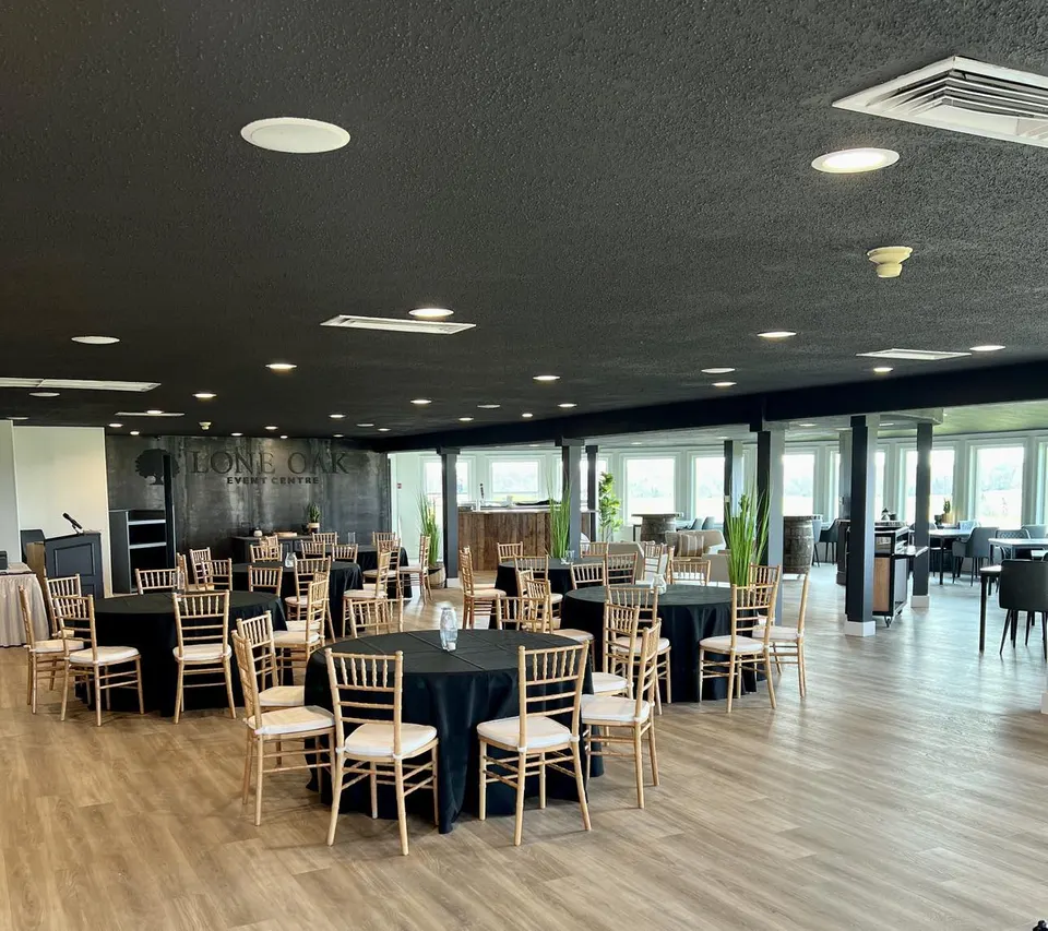 Fox Meadow Event Centre arranged for a seated event