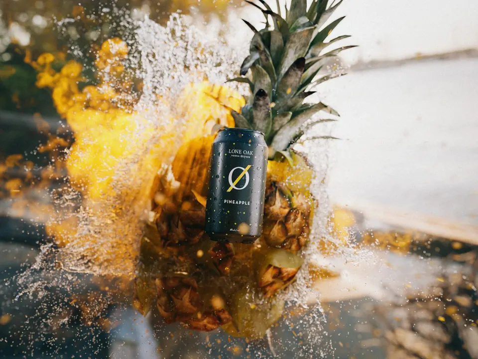 Pineapple Vodka Seltzer by Lone Oak Brewing Co
