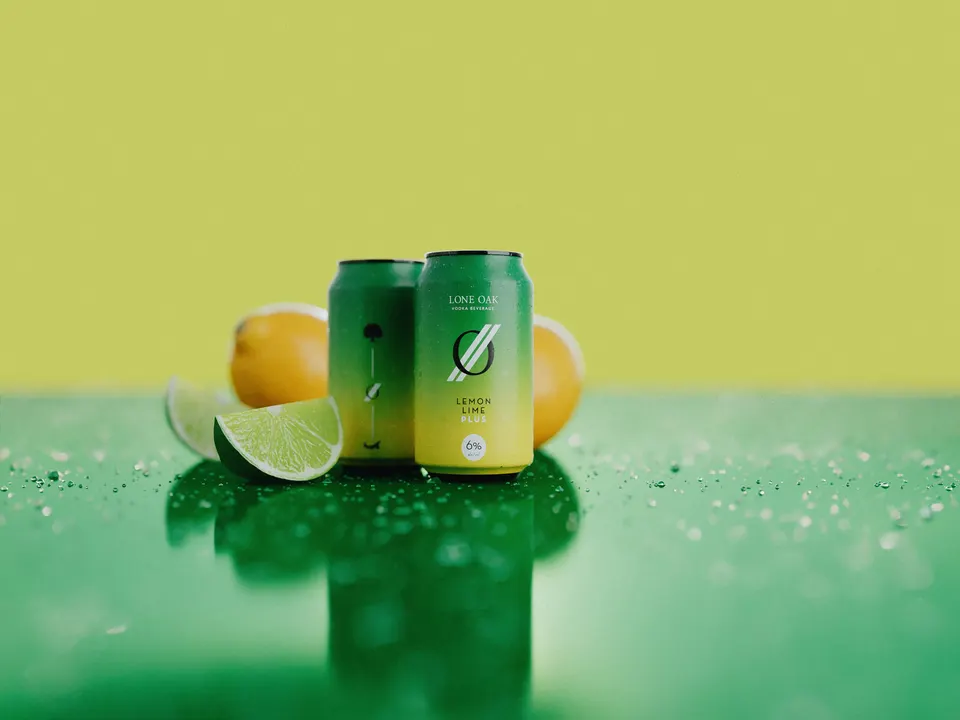 Lemon Lime PLUS Vodka Beverage by Lone Oak Brewing Co