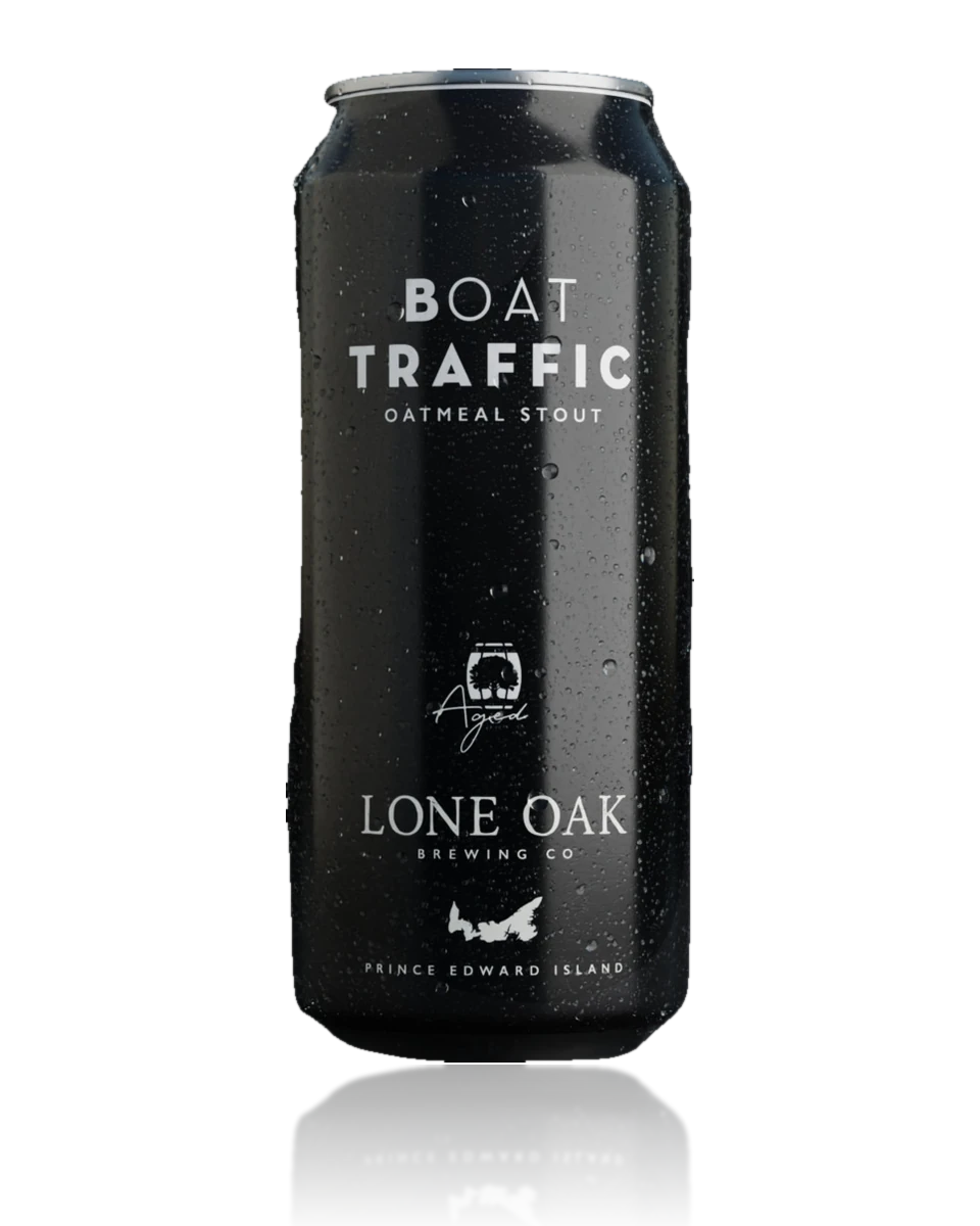Can of Boat Traffic Oatmeal Stout by Lone Oak Brewing Co