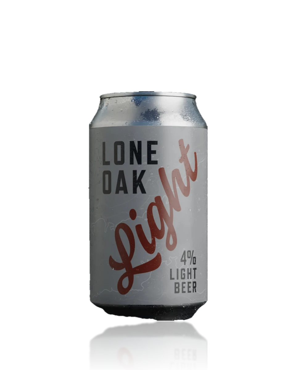 Can of Lone Oak Light Light Beer by Lone Oak Brewing Co