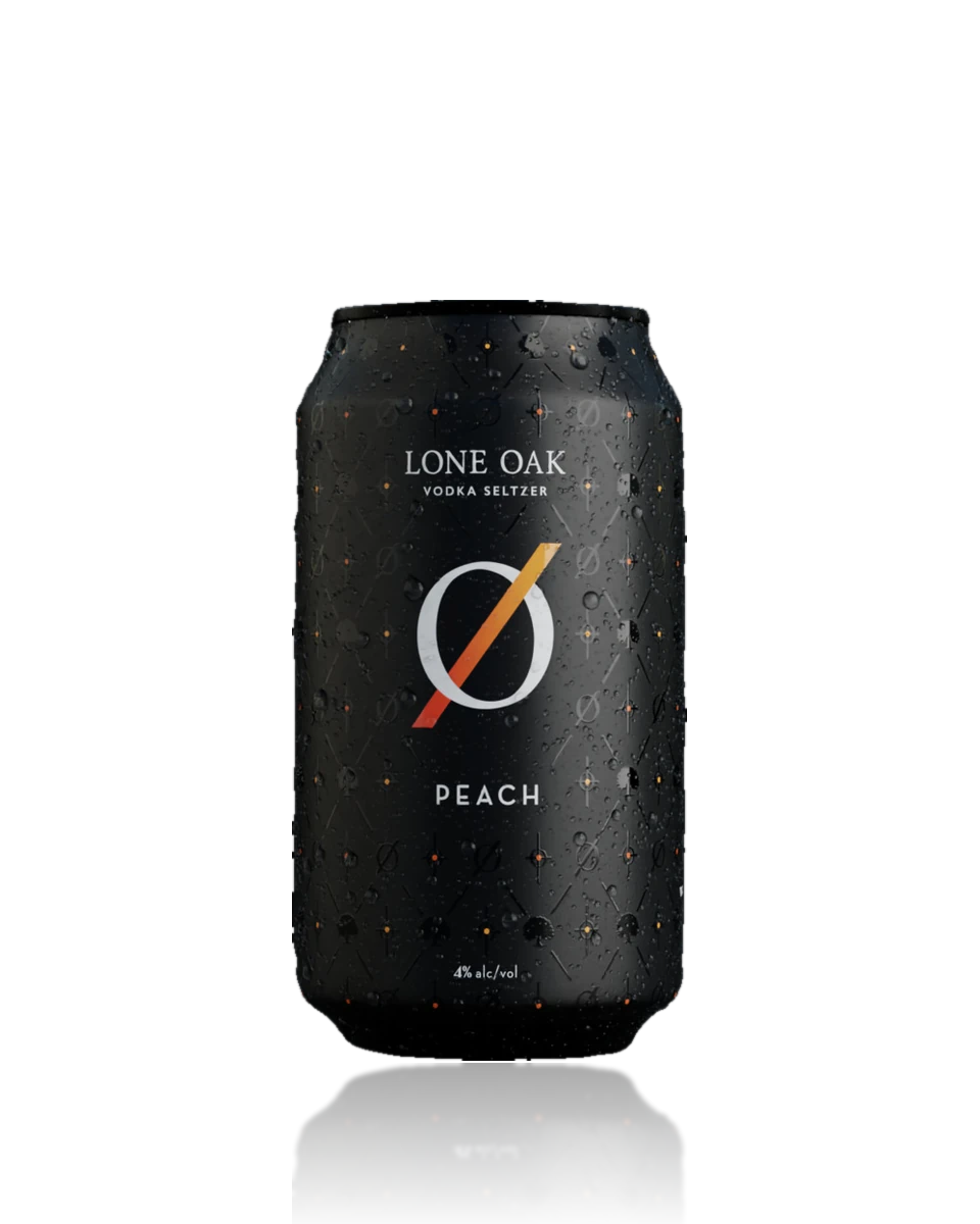 Can of Peach Vodka Seltzer by Lone Oak Brewing Co